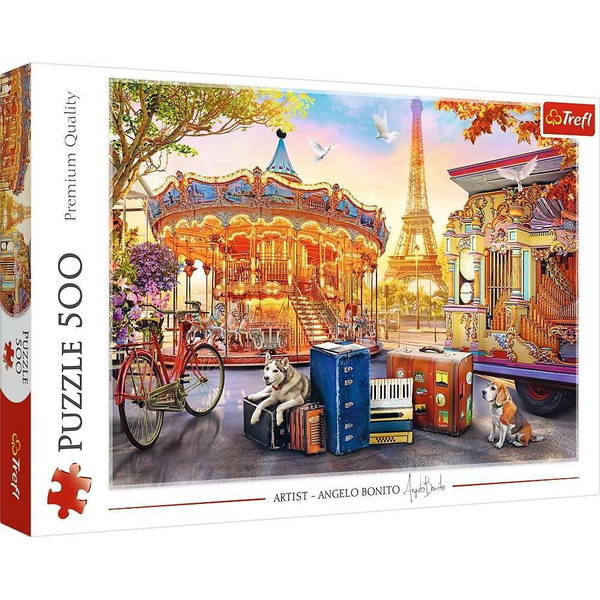 Trefl 37426 puzzle Puzzle di contorno 500 pz Circo