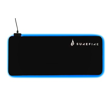 SureFire Silent Flight RGB-680 Геймърска подложка за мишка Черен