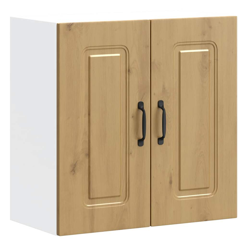 konyhai fali szekrény Kalmar kézműves tölgy műszaki fa (853586)