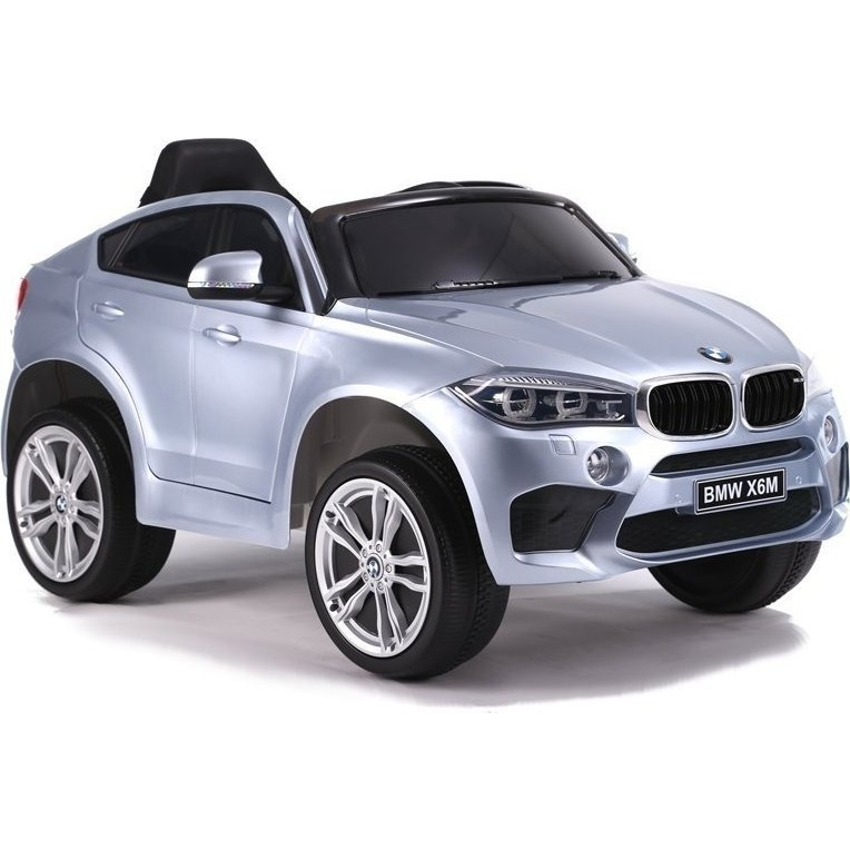 BMW X6 12 V Elektromos Kisautó 3770 - Lakkozott Ezüst (3770)