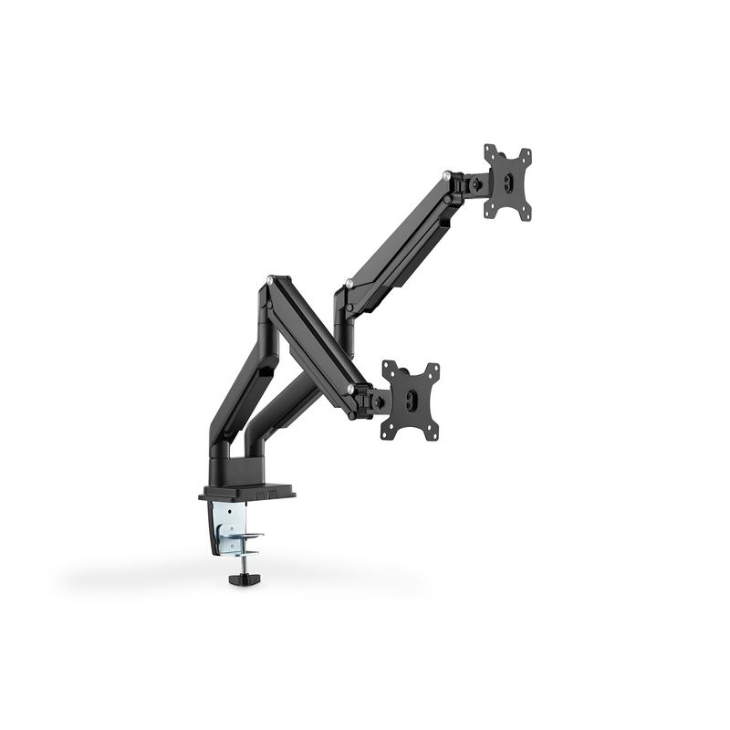Digitus asztalra csavarozható monitortartó konzol 2xLCD (DA-90395) (DA-90395)