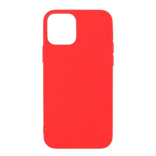 Szilikon telefonvédő (matt) PIROS [Apple iPhone 12 Pro] (5996457999576)