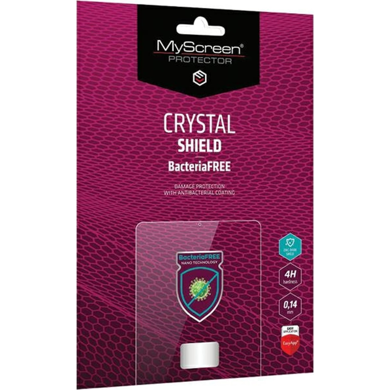 Ms Crystal Bacteriafree Huawei Mediapad T3 10" Fólia (MyS001611)