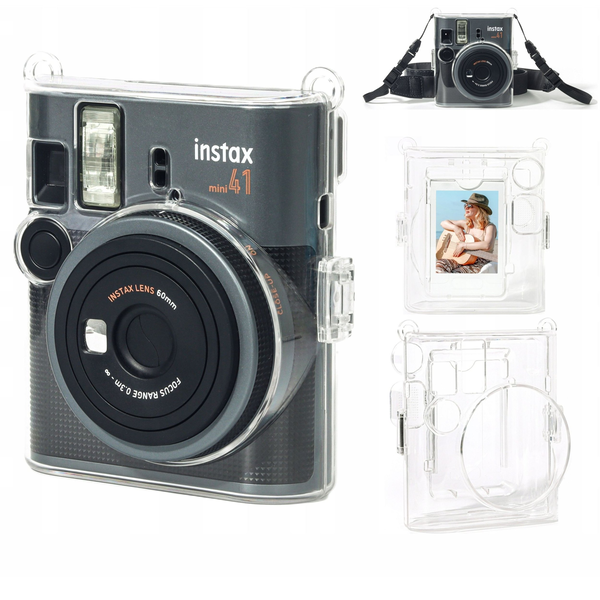 Futerał Sztywny Etui Pokrowiec Case Osłona Do Fuji Fujifilm Instax Mini 41 / Przezroczyste