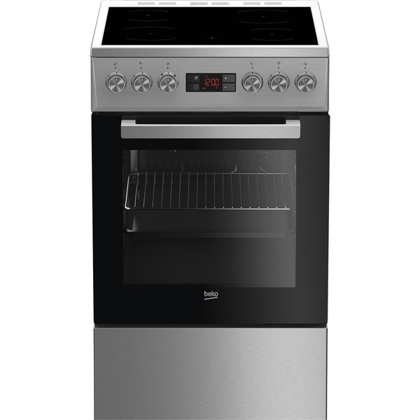 Beko FSM57300GX Szabadonálló tűzhely Elektromos Kerámia Rozsdamentes acél