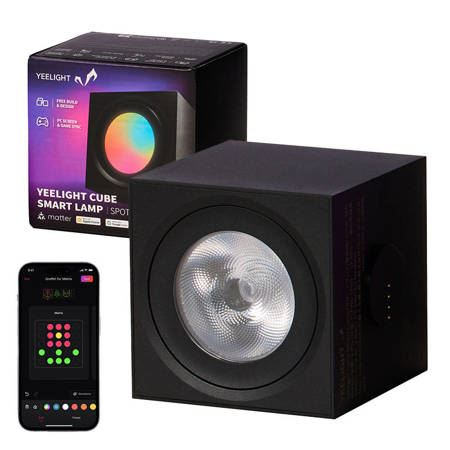 Yeelight Cube Light Smart Gaming Lamp Spot Wi-Fis LED lámpa (YLFWD-0005) (YLFWD-0005)