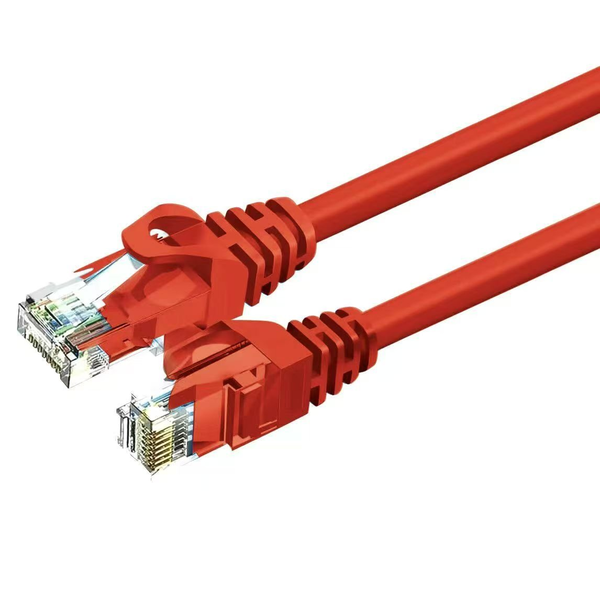 ZOY Kabel Sieciowy Ethernet Cat. 6 UTP CCA Czerwony 0.25m 