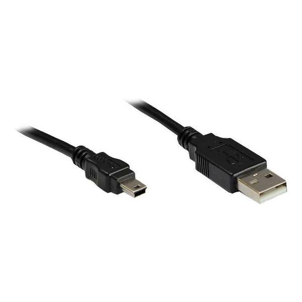 CSATLAKOZÓKÁBEL USB 2.0 A - MINI B 0,15M