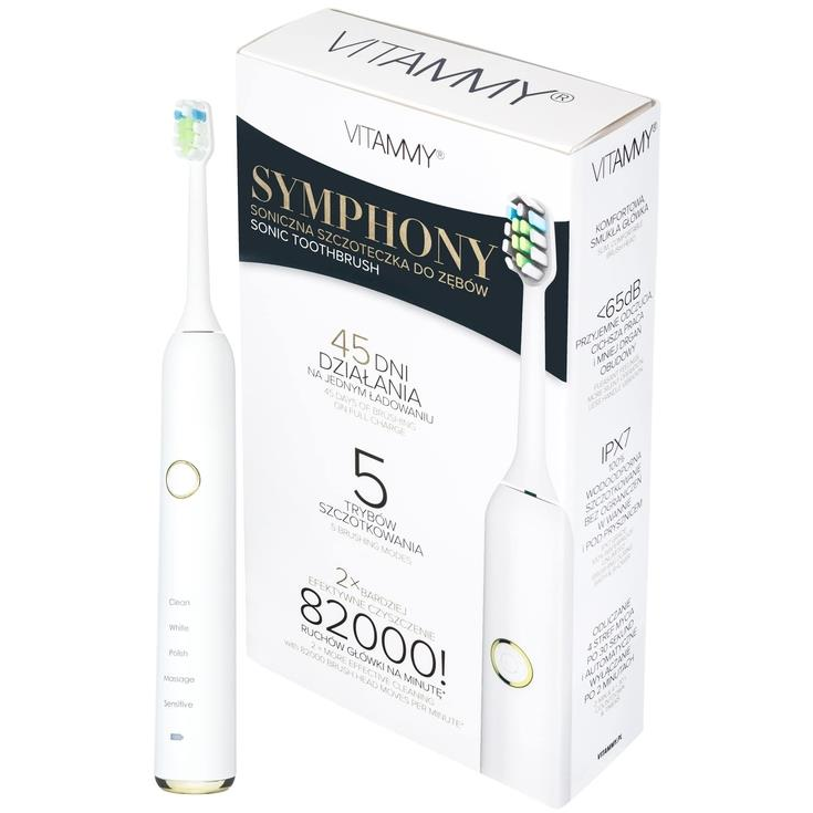 VITAMMY Symphony White Szónikus Elektromos Fogkefe (5901793641393)