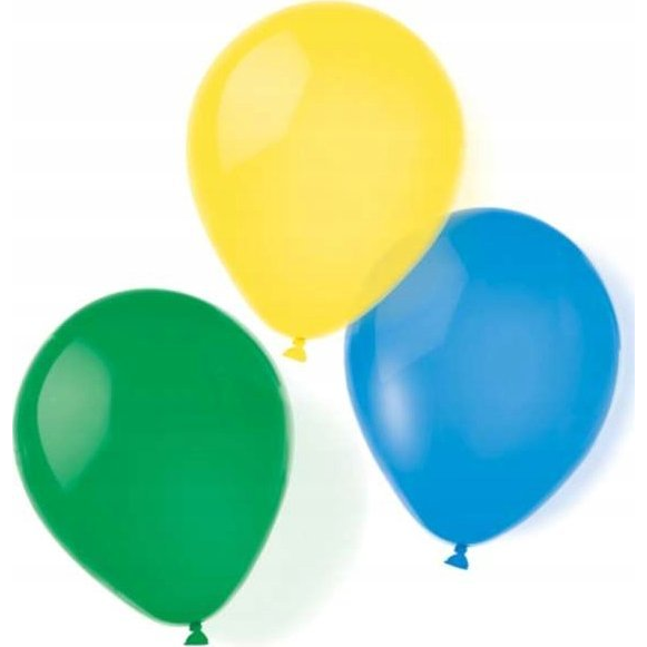 Metál Fényű Lufi - 8 db, 25,4 cm (6436)