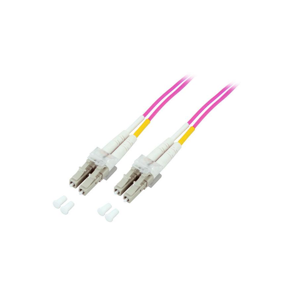 Techly LC M-M 20m InfiniBand og fiberoptisk kabel Fuchsia