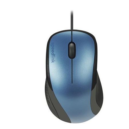 Speedlink Egér, vezetékes, optikai, USB,  "Kappa", kék (SLEVKABL)
