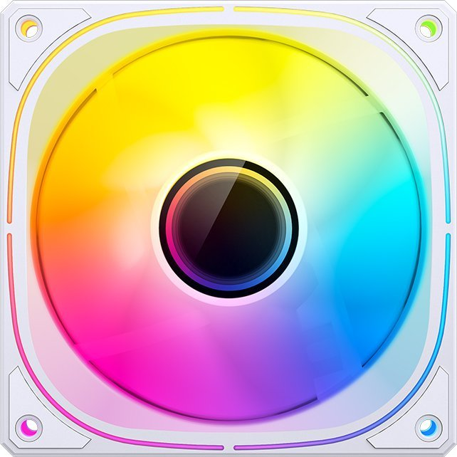 Ventilátor Jonsbo Fr-505, 12Cm, Argb 5V 3Pin - Fehér (FR-505W)