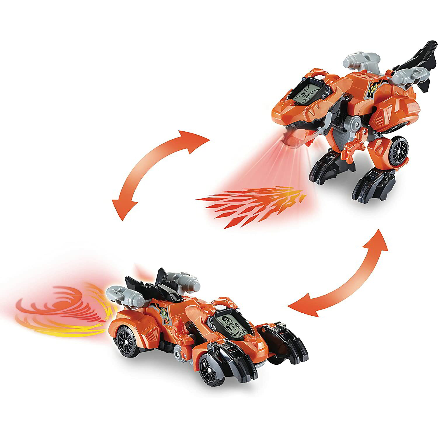 VTech Switch & Go Dinos Fire-T-Rex figura (80-538004)