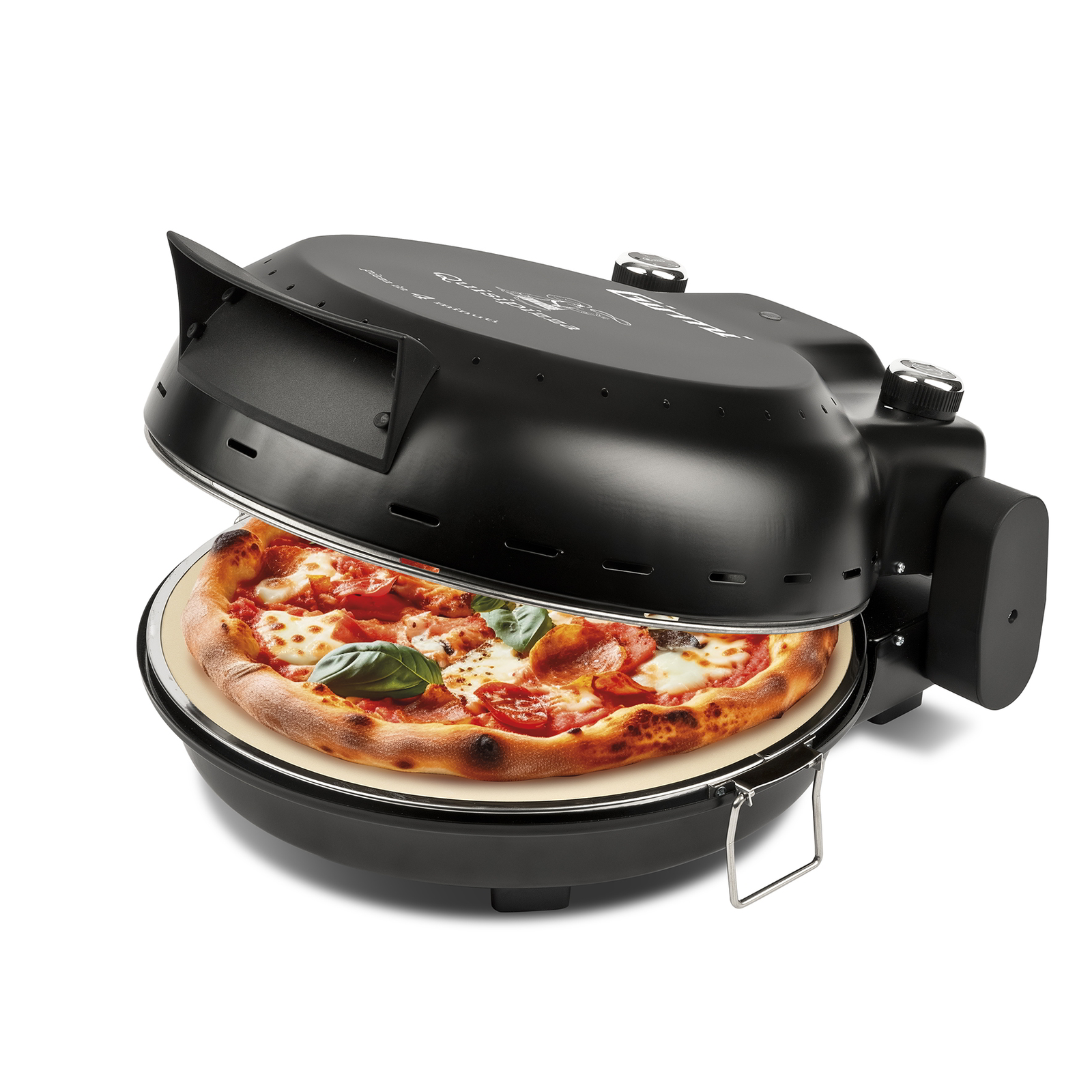 Girmi FP5000 Elektromos Pizzasütő Ø 31cm 1200W - Fekete (FP5000)