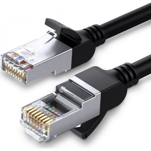 Kabel Ugreen NW101 50193 Ethernet Cat 6 U/UTP kulatý 3m - černý