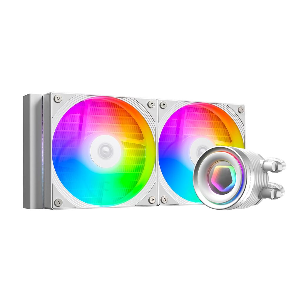 ID-COOLING FX240 INF WHITE Processzor Vízhűtés 240mm RGB Fehér (FX240 INF WHITE)