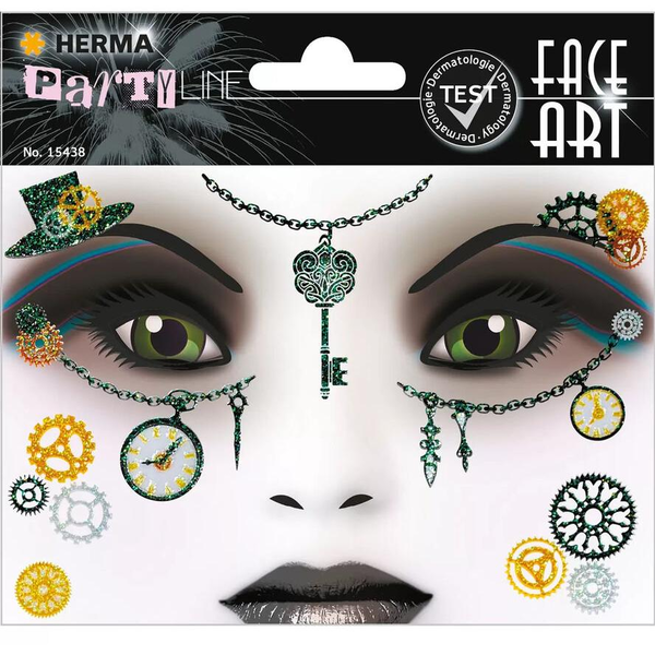 HERMA Face Art Sticker Steampunk Amelia