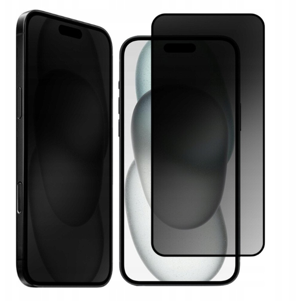 Teltech Szkło premium hartowane Do Iphone 16 Privacy Ramka Zaciemniające