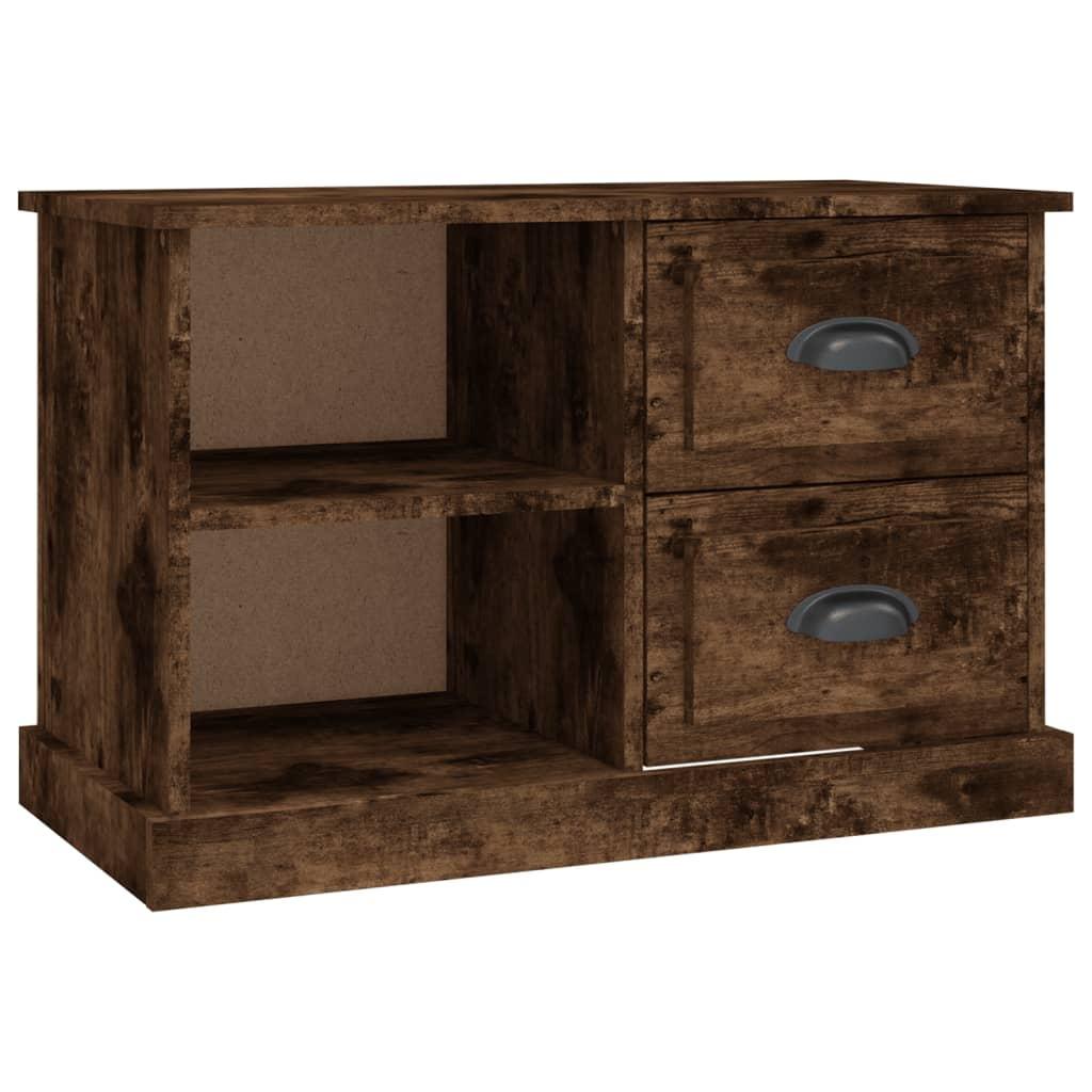 füstös tölgy színű szerelt fa TV-szekrény 73x35,5x47,5 cm (816173)