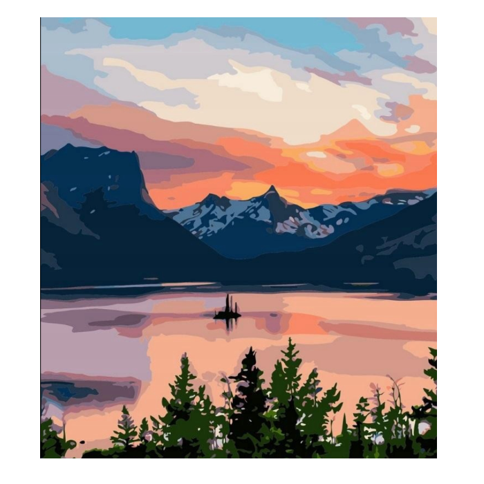 SOA-ART DP-P-002 40x50cm gyémántszemes kirakó (DP-P-002)