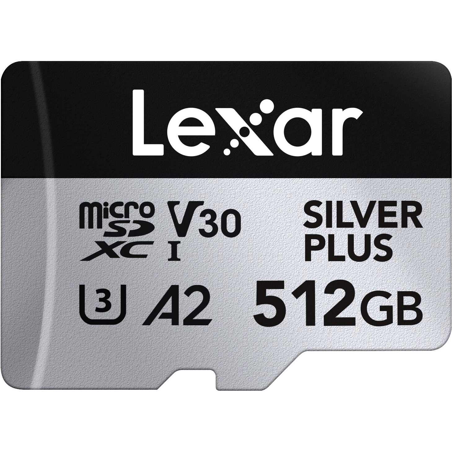 Lexar microSDXC Professional SILVER Plus 512GB (LMSSIPL512G-BNANG)