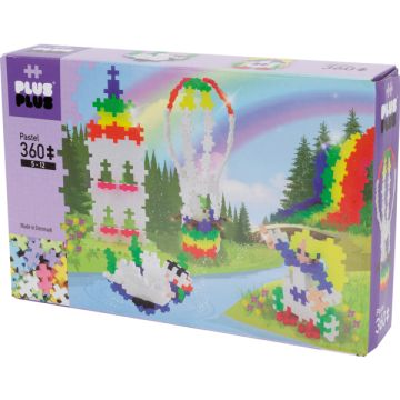 Plus-Plus: Pasztell szivárvány hőlégballon (3794) (3794)