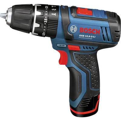 Bosch GSB 12V-15 Professional 1300 rpm Sort, Blå