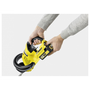 Електрически тример за жив плет Karcher HGE 18-50, 50 см дължина на рязане, 18 V, 2.5 Ah, 1 батерия, 1 четка за жив плет, Бързо зареждане