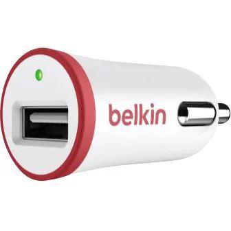 Belkin USB autós töltő piros-fehér (F8J014btRED) (F8J014btRED)