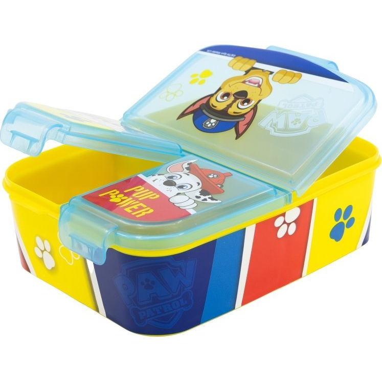 Lunch Box for Kids STOR 74620 3 Compartments Paw Patrol Chase (yellow&blue) (74620)