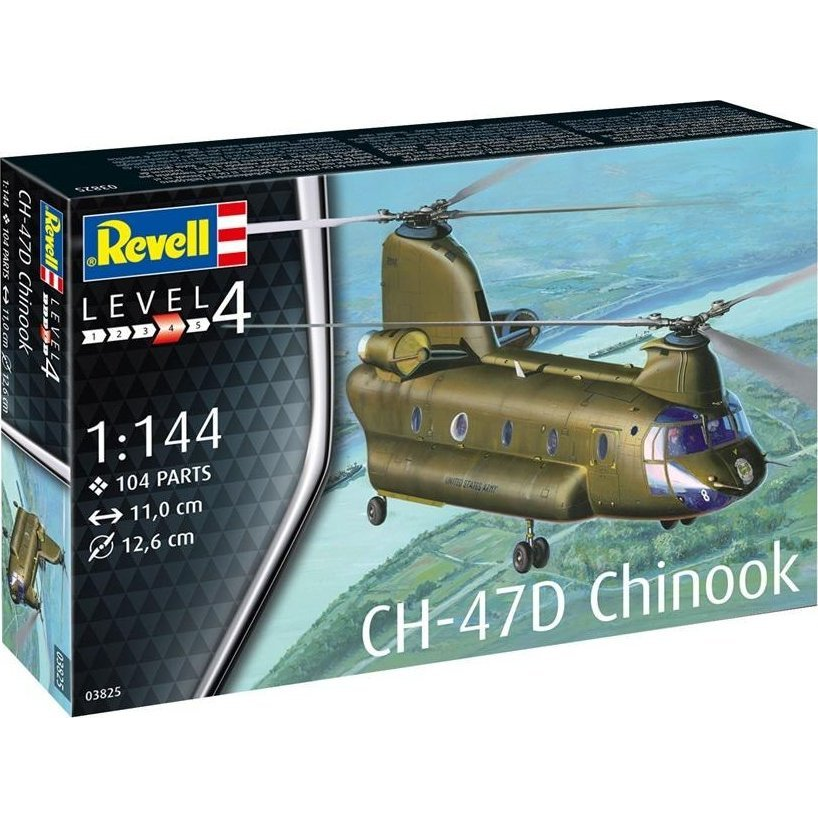 Revell CH-47D Chinook 1:144 makett helikopter (03825) (4009803003825)