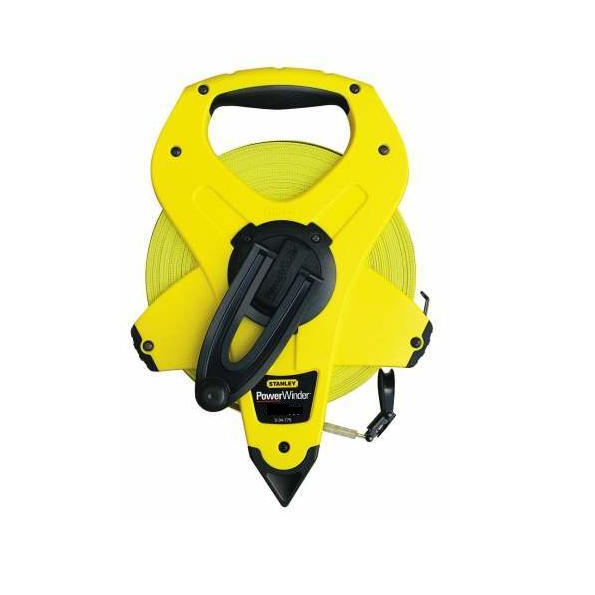 Stanley 2-34-777 Power Winder Mérőszalag - Üvegszálas, 100m × 12,7 mm