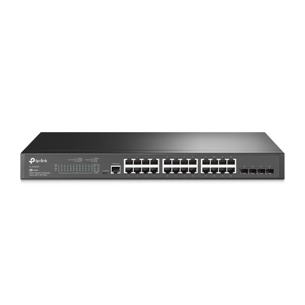 TP-Link Omada SG3428 netværksswitch Administreret L2/L3 Gigabit Ethernet (10/100/1000) 1U Sort