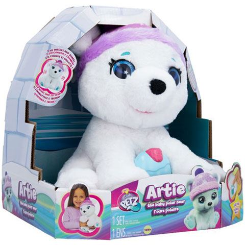 Flair Toys Club Petz: Artie, a jegesmedve interaktív plüssfigura (86074M) (86074M)