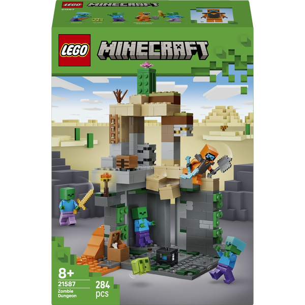 Stavebnice Lego Minecraft Zombie Dungeon 284 dílků