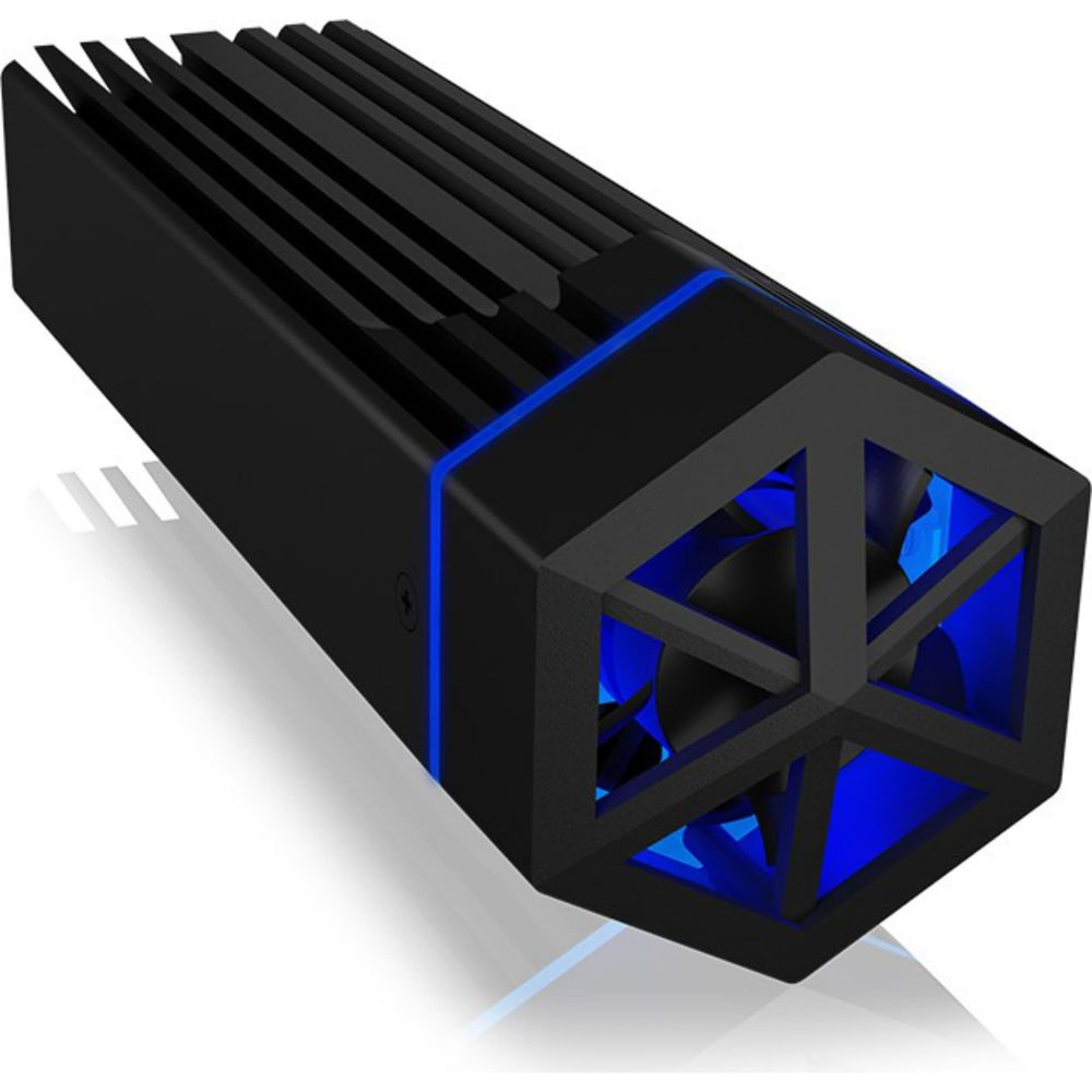 ICY BOX IB-1823MF-C31 Külső SSD ház Fekete M.2 (IB-1823MF-C31)