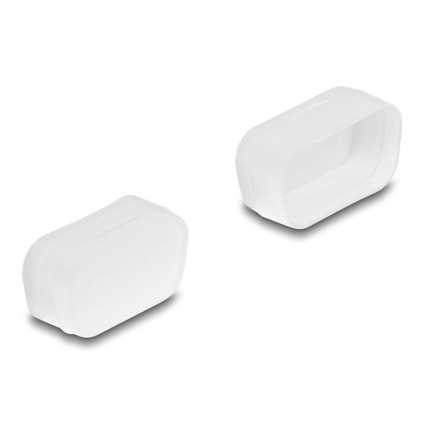 Staubschutz für D-Sub 9 / D-Sub 15 VGA Stecker 2 Stück transparent