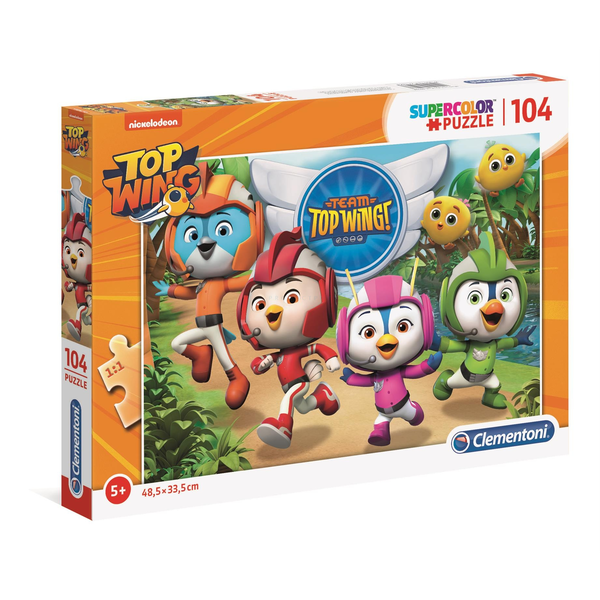 Clementoni Top Wing Legpuzzel 104 stuk(s) Stripfiguren
