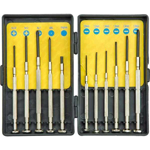 VOREL Órás csavarhúzó készlet, 11 db (64330)