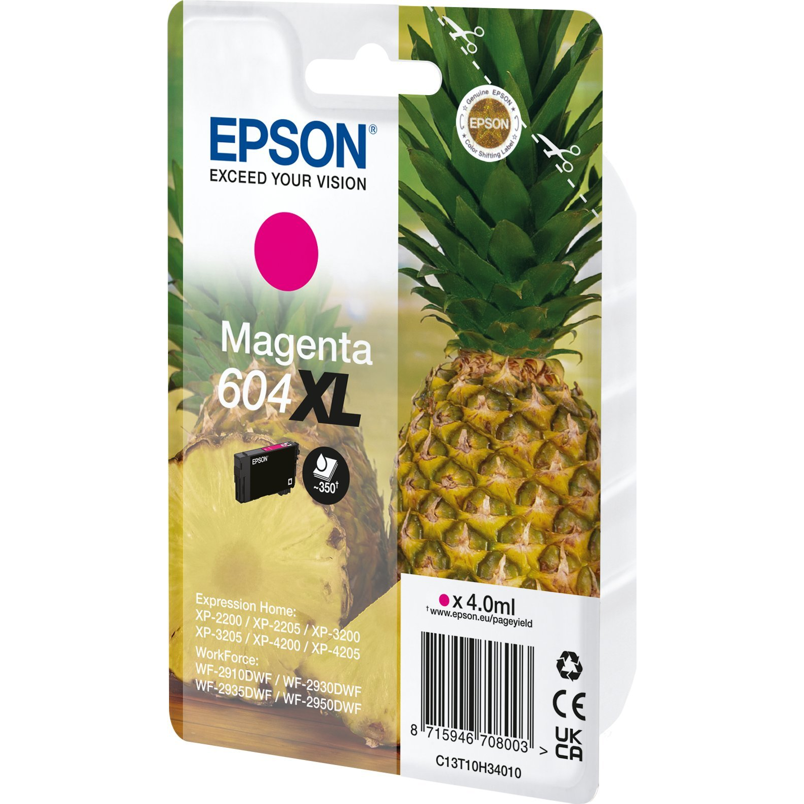 Epson T10H3 (604XL) Magenta tintapatron (C13T10H34020)