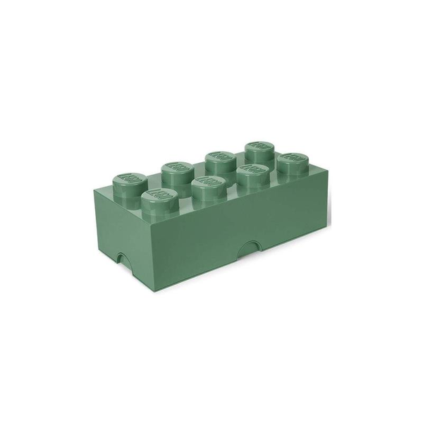 Kontajner LEGO Storage Brick 8 tmavě zelený