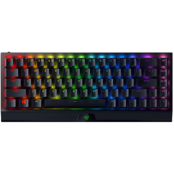 Клавиатура Gaming Razer BlackWidow V3 Mini, Механична, Wireless HyperSpeed, Формат 65%, Подсветка Chroma RGB, Switch Razer Green, Black