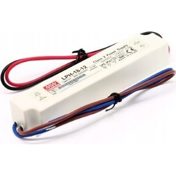 MW Mean Well LPH-18-24 LED meghajtó, LED transzformátor Állandó feszültségű, Állandó áramú 18 W 0 - 0.75 A 24 V/DC Fényerő-szabályozó nélkül, (LPH-18-24)