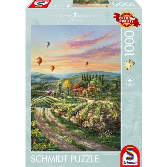 Schmidt Peaceful Valley Vineyard, 1000 db puzzle (20357-182)