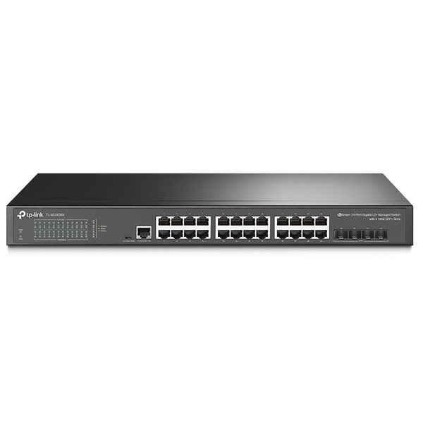 TP-Link Omada SG3428X netværksswitch Administreret L2+/L3 Gigabit Ethernet (10/100/1000) 1U Sort