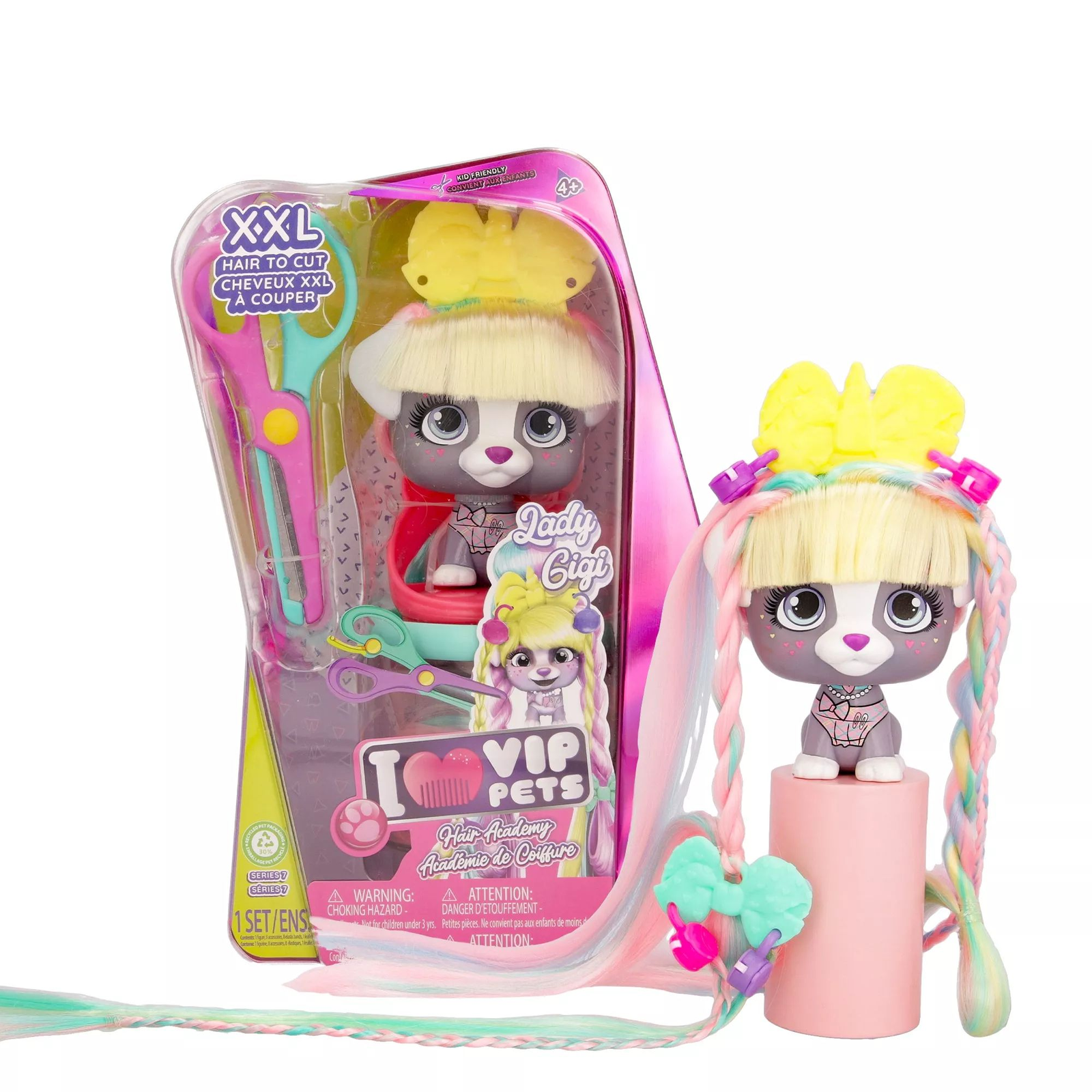 Imc Toys I Love VIP Pets - Hair Academy kutya figura - Lady Gigi (IMC715288)