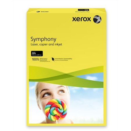 Xerox Symphony 160 A4, Dark Yellow Paper PW papier voor inkjetprinter Geel