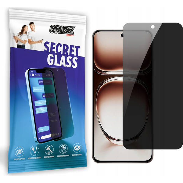  GrizzGlass Szkło prywatyzujące GrizzGlass SecretGlass do Oppo Reno 12