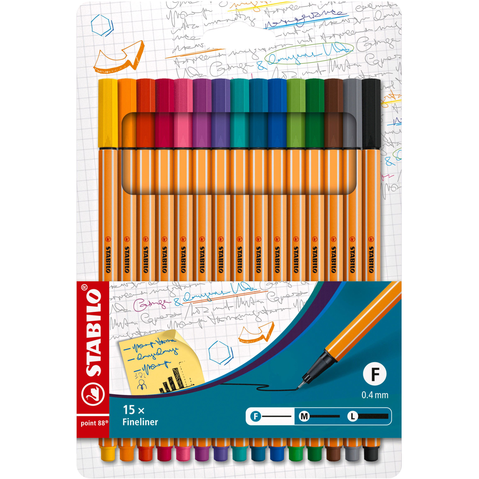 STABILO point 88 15 db tok Standard (4006381438636)